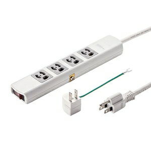 【新品/取寄品/代引不可】雷ガードタップ 3P・4個口 3m TAP-SP34MG-3 【新品/取寄品/代引不可】雷ガードタップ 3P・4個口 3m TAP-SP34MG-3