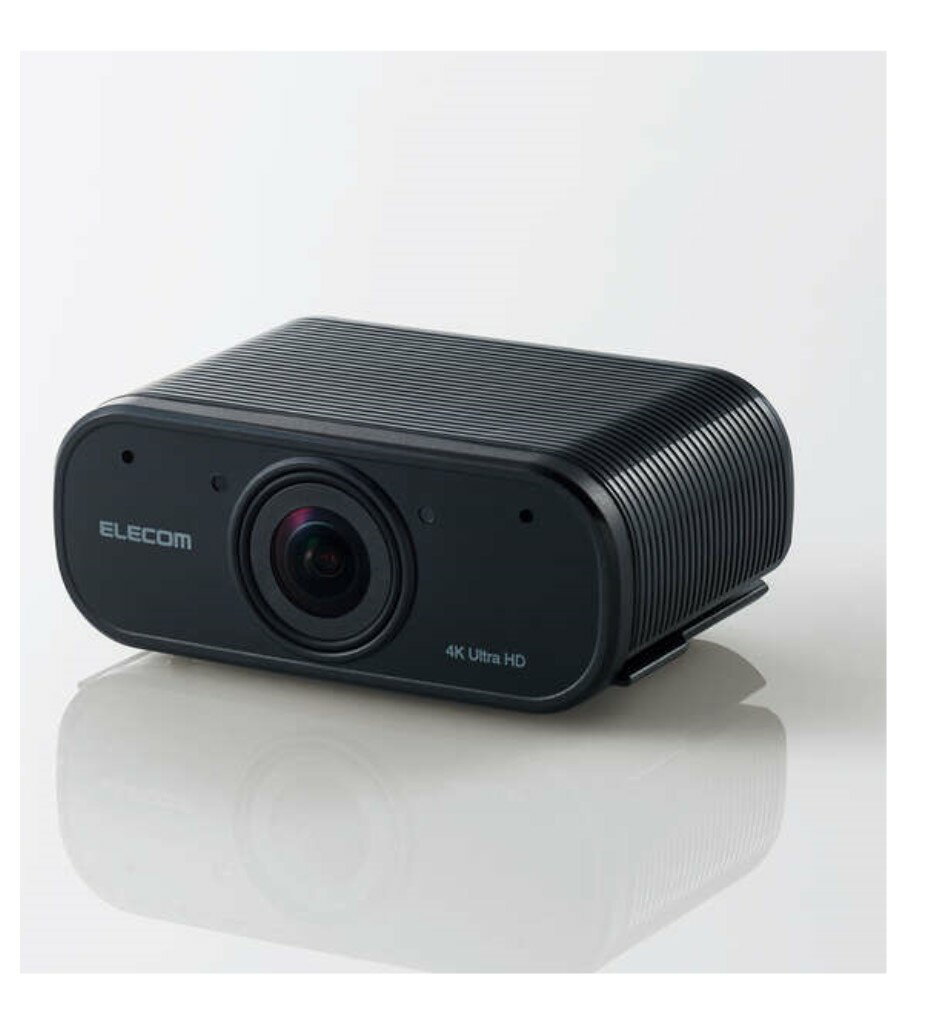 【新品/取寄品】Webカメラ/830万画素/4K対応/オートズーム機能付き/ブラック UCAM-CX80FBBK