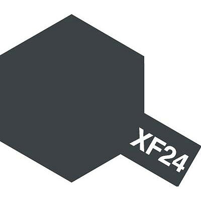 配送区分：SSサイズ【新品/在庫あり】[タミヤ] アクリル塗料ミニ アクリルミニ XF-24 ダークグレイ 【81724】 TAMIYA / タミヤ アクリル塗料ミニ アクリルミニ XF-24 ダークグレイ Item No:81724 水溶性アクリル樹脂を使った筆塗り、エアーブラシの吹き付け用の塗料です。なめらかな筆使いに加えて、筆ムラや湿気によるカブリなどがほとんどないのが特徴です。 ★迷彩塗装に（ドイツ機色） ★合成樹脂塗料。用途：プラモデル、模型、木、金属、ガラス、デザイン用、工芸 主な成分：合成樹脂（アクリル）、顔料、有機溶剤、水 正味量：10ml ＊表示されている色はWeb表示用の近似色です。実際の塗装色とは異なる場合があります。