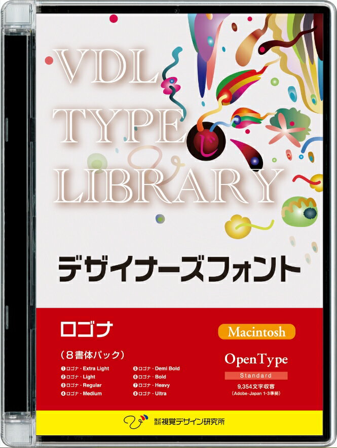 ڿ//ԲġVDL TYPE LIBRARY ǥʡե OpenType (Standard) Macintosh  32500