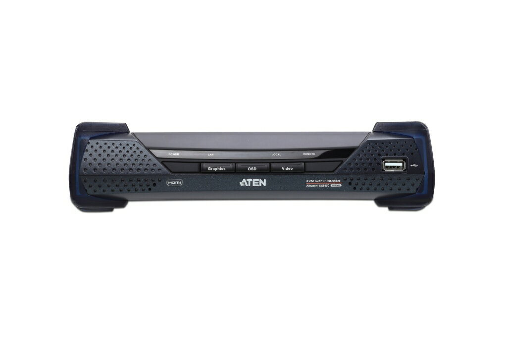 【新品/取寄品/代引不可】HDMIシングルディスプレイIP-KVMエクステンダー(4K対応・レシーバー) KE8950R/ATEN 1