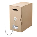 【新品/取寄品/代引不可】Cat6 LANケーブル 300m 単線 ライトグレー BL63000LG