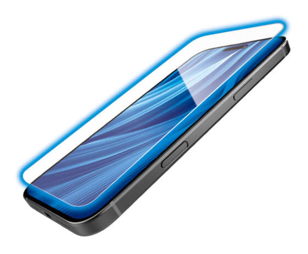 iPhone 16 Pro Max/ガラスフィルム/ゴリラ/0.21mm/高透明/ブルーライトカット PM-A24DFLGOBL