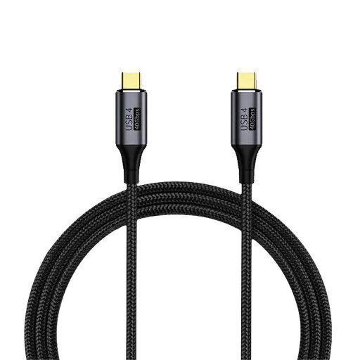 【新品/取寄品/代引不可】Type C to Type C USB 4.0 Multifunctional Data Cable 1m JTU4CC10-BK 【新品/取寄品/代引不可】Type C to Type C USB 4.0 Multifunctional Data Cable 1m JTU4CC10-BK