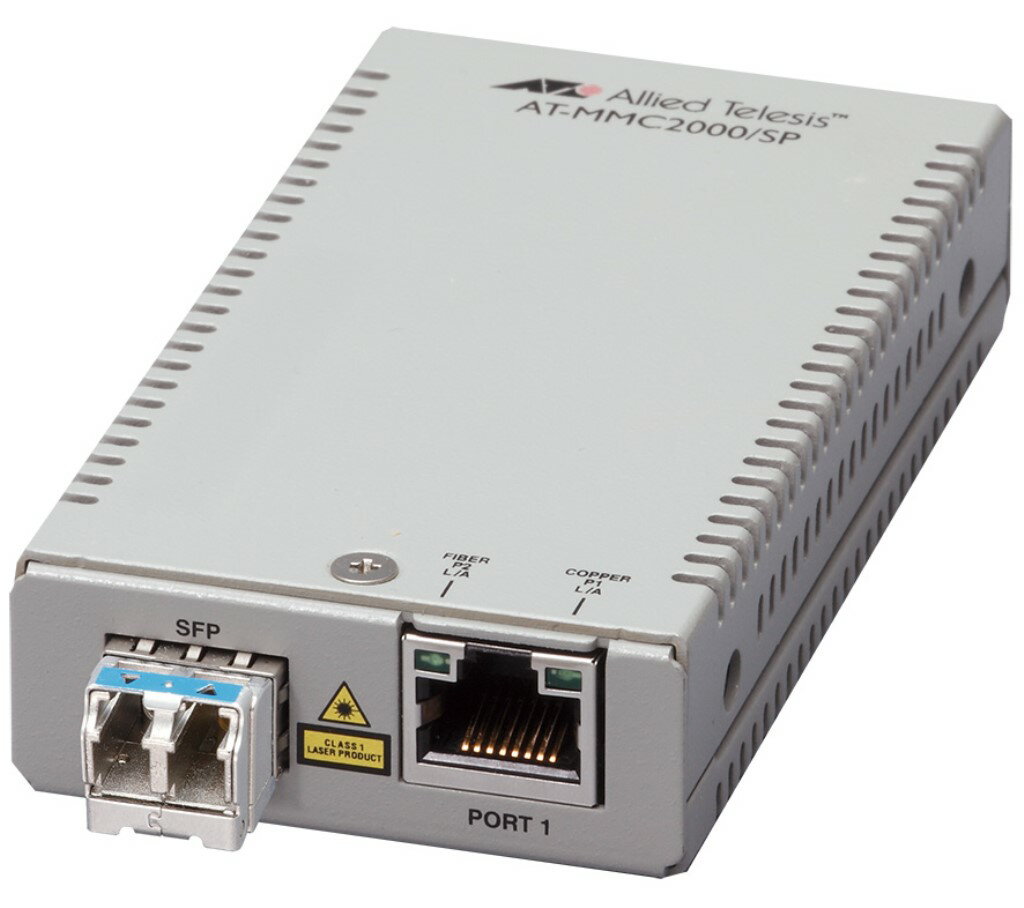 【新品/取寄品/代引不可】AT-MMC200FX30/LC-Z5[AT-MMC2000/SP+AT-SPFX30/I(100BASE-TXx1、100BASE-FX(SMF2心(LC)x1(最長30km(デリバリースタンダード保守5年付)] P0817