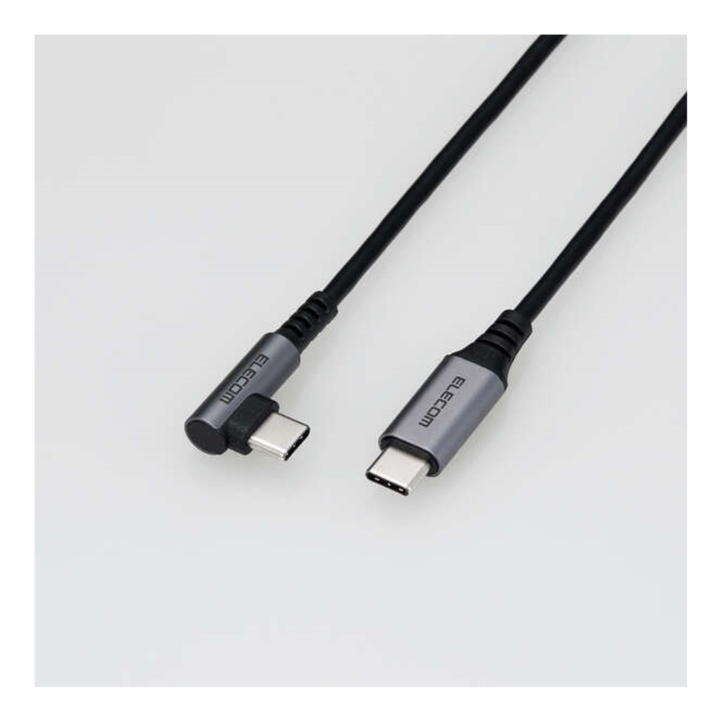 樂天商城 - 【新品/取寄品/代引不可】Type-C/USB-Cケーブル/スマホ用/USB(C-C)/USB Power Delivery対応/認証品/L字コネクタ/抗菌・抗ウイルス/1.2m/ブラック MPA-CCL12NBK