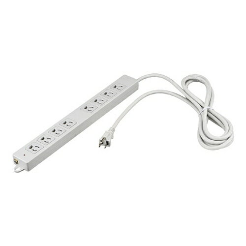 【新品/取寄品/代引不可】3ピン式電源タップ 2重構造 雷サージ&ランプ付8個口/5mライトグレー BTKPLMJT3850LG 【新品/取寄品/代引不可】3ピン式電源タップ 2重構造 雷サージ&ランプ付8個口/5mライトグレー BTKPLMJT3850LG