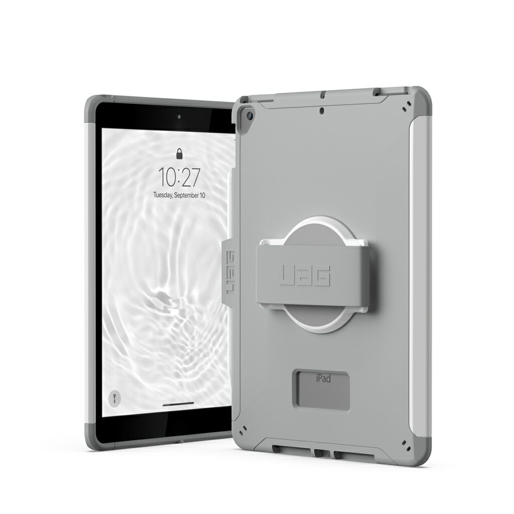 【新品/取寄品/代引不可】UAG社製iPad(第9/8/7世代)用SCOUT HEALTHCARE Case(ホワイト/グレイ) UAG-IPD9SHS-WH/GY
