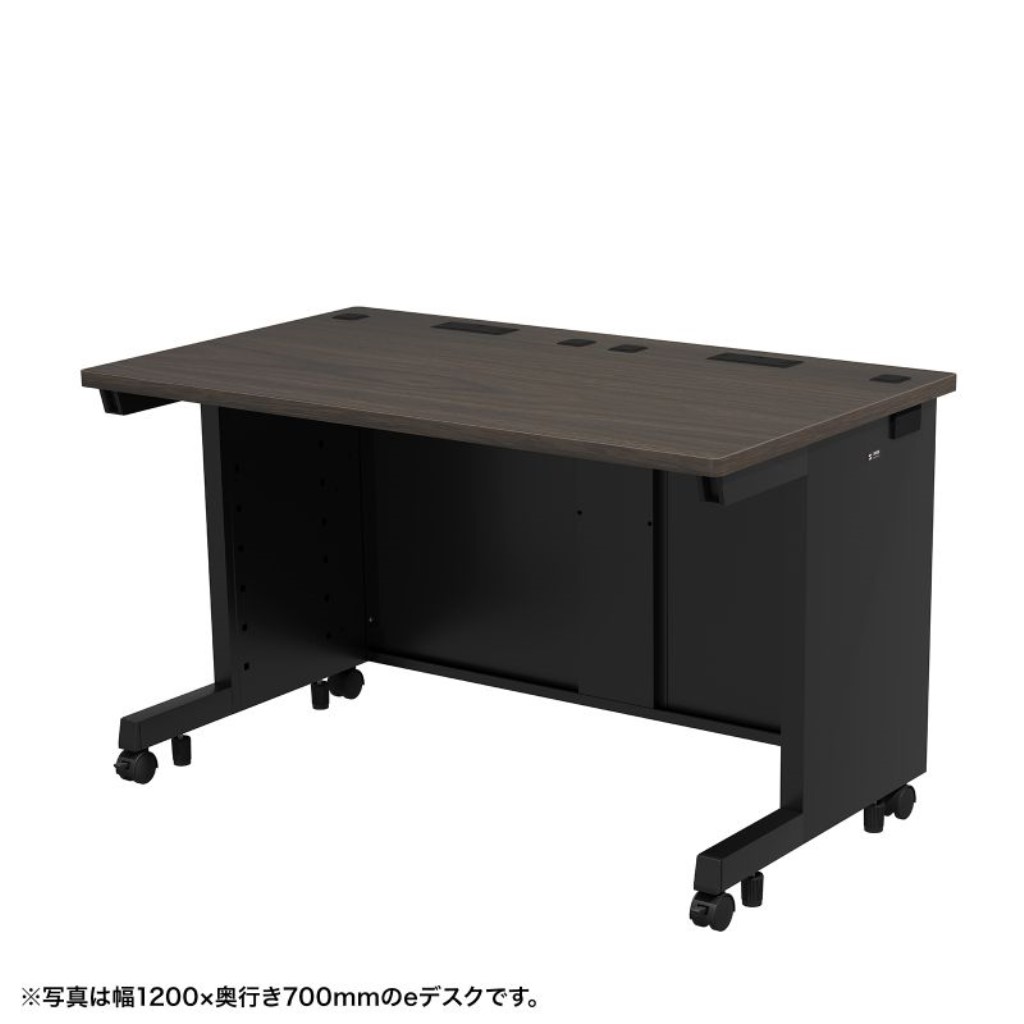 Other - 【新品/取寄品/代引不可】＜別途送料＞eデスク(濃い木目)W1600xD800xH720＜受注生産品＞ ED-SK16080M72