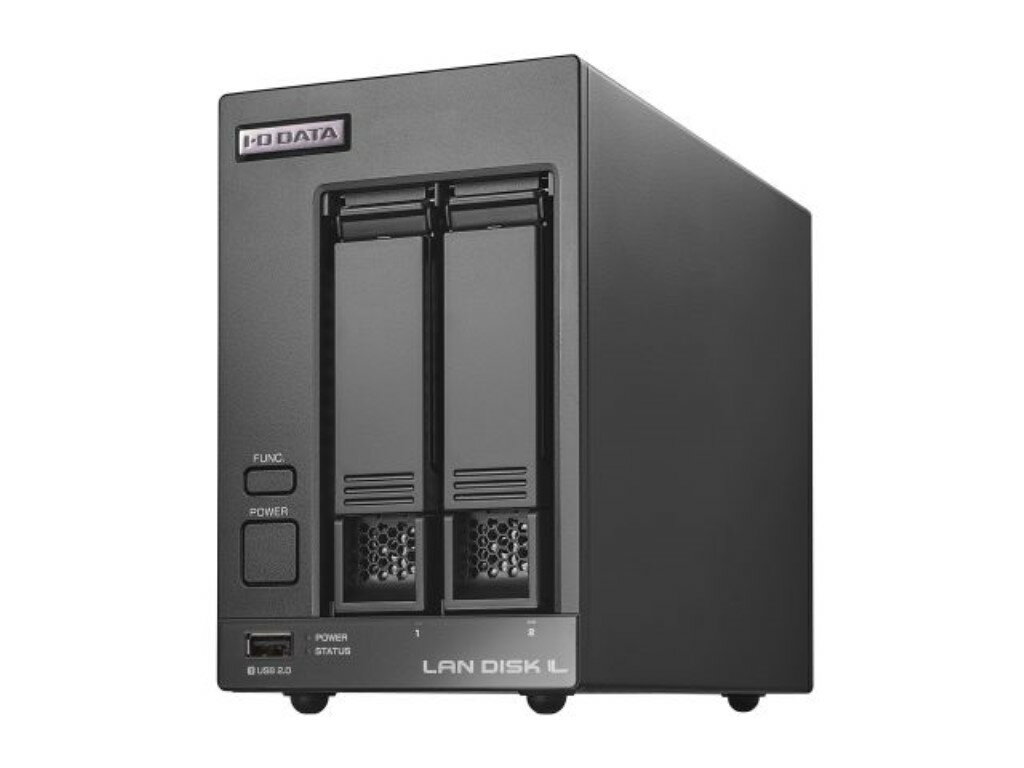 【新品/取寄品】法人向け2ドライブNAS(ネットワークHDD)5年保証 16TB HDL2-LV16