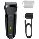 【新品/取寄品】BRAUN メンズ電気シェーバー シリーズ3 300s-B ブラック ブラウン