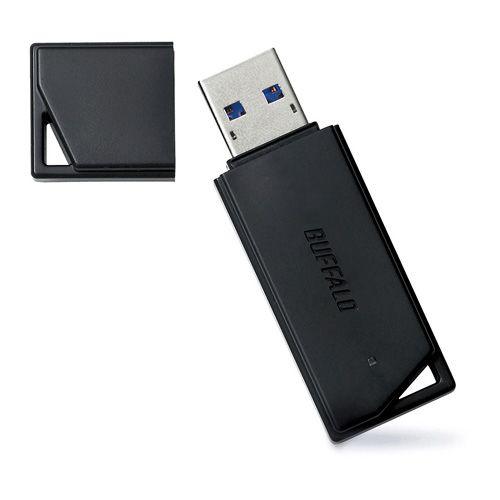 【新品/取寄品/代引不可】USB3.1(Gen1)対応 USBメモリー バリューモデル 16GB ブラック RUF3-K16GB-BK