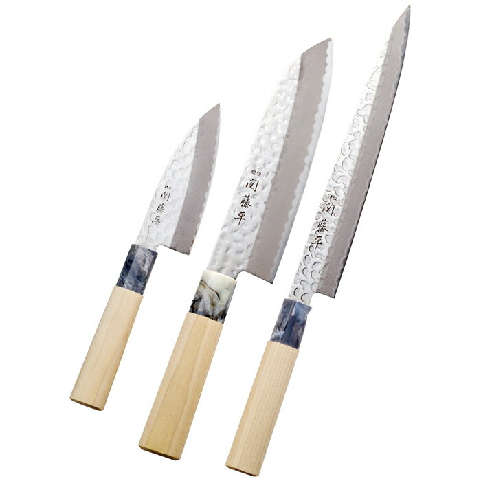 ヤクセル関藤平鎚起刺身・三徳・小出...