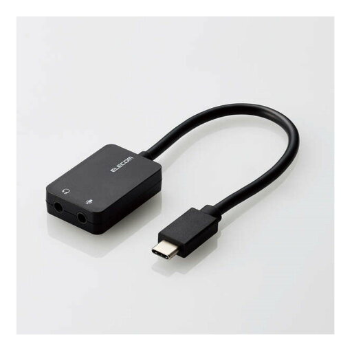 【新品/取寄品/代引不可】USBオーディオ変換アダプタ/USB Type-C/0.15m/ブラック USB-CADC02BK 【新品/取寄品/代引不可】USBオーディオ変換アダプタ/USB Type-C/0.15m/ブラック USB-CADC02BK