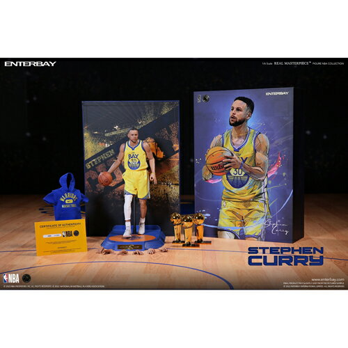 【新品/在庫あり】 エンターベイ リアルマスターピース NBAコレクション ステフィン カリー 1/6 コレクティブル フィギュア NEW ver