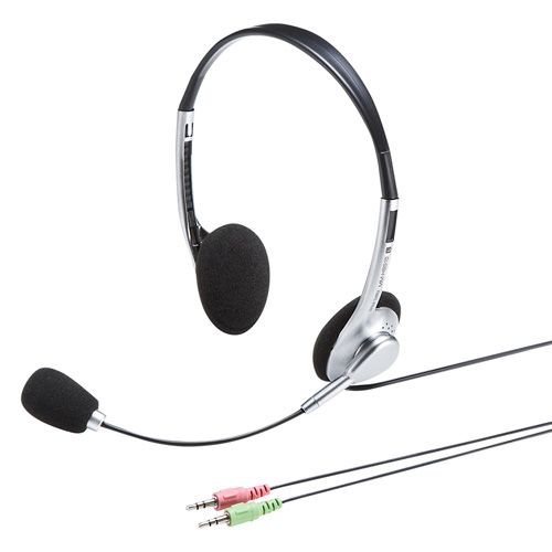 【新品/取寄品/代引不可】マルチメディアPCヘッドセット MM-HS515SVN 【新品/取寄品/代引不可】マルチメディアPCヘッドセット MM-HS515SVN
