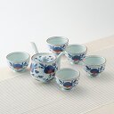 【新品/取寄品】【特選商品2】有田焼 松幸窯古代万歴急須茶器揃 007-026M
