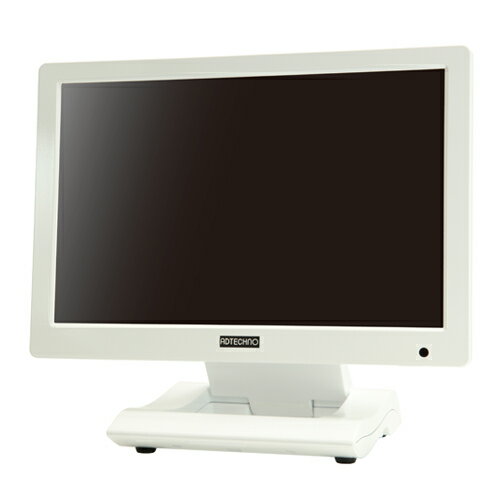 【新品/取寄品/代引不可】10.1型高解像度液晶搭載 業務用タッチパネル液晶ディスプレイ(ホワイト) LCD1015TW