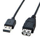 【新品/取寄品/代引不可】両面挿せるUSB延長ケーブル(A-Aメス) 1m ブラック KU-REN1(2)