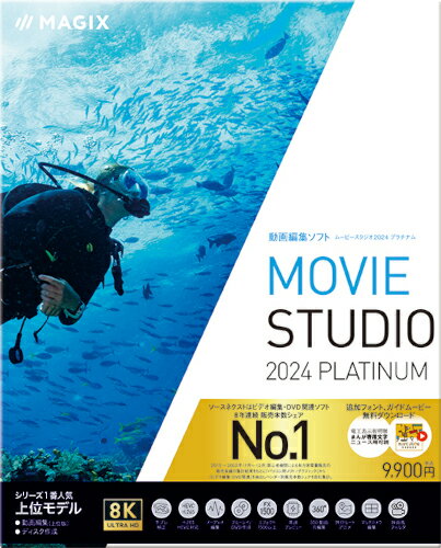 Movie Studio 2024 Platinum パッケージ（メディアレス）版 MOVIESTUDIO2024P-W ソースネクスト