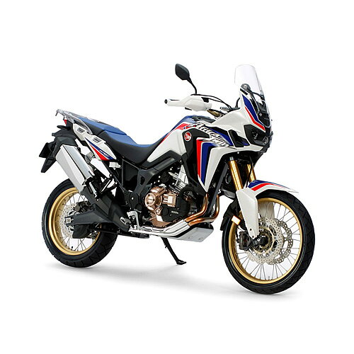 配送区分：Fサイズ【新品/在庫あり】[タミヤ] プラモデル 1/6 オートバイシリーズ No.42 1/6 Honda CRF1000L アフリカツイン※ご注文手続き後、当店より発送予定日または取寄商品の在庫有無・納期を記載したご注文確認メールをお送りいたしますので必ずご確認をお願い致します。 《在庫あり》 TAMIYA / タミヤ 1/6 オートバイシリーズ No.42 1/6 Honda CRF1000L アフリカツイン 【 アフリカツインの伝統と先進技術の融合 】 世界で最も過酷なモータースポーツと呼ばれるダカールラリー。その2輪カテゴリーで勝利を重ねていた1980年代後半、HondaはワークスマシンNXR750のレプリカモデル、XRV650を1988年に市販しました。アフリカツインのニックネームが初めて付いたこのバイクは、オフロード色の強いビッグバイクとして、ヨーロッパを中心に大きな注目を集め、アドベンチャーツアラーという新たなカテゴリーを築いたのです。2000年8月に販売したモデルを最後に日本での取り扱いはいったん終了しましたが、その後も根強い人気は衰えることを知らず、2015年に新しいアフリカツイン、CRF1000Lがデビューしました。セミダブルクレードルフレームに92馬力（日本国内仕様）を発揮する排気量998cc水冷4ストローク直列2気筒エンジンを搭載。スタイルは、大型燃料タンクやデュアルヘッドライト、オフロード走行を重視したフロント21、リヤ18インチのタイヤなどアフリカツインの伝統を受け継いでいます。また、クラッチ操作が必要ないデュアル・クラッチ・トランスミッション（DCT）搭載モデルが設定され多様な操縦性がトピックとなりました。これに、G（グラベルモード）スイッチやセレクタブルトルクコントロールなどオフロード走行時にライダーをサポートする電子デバイスも装備。「どこへでも行ける」をコンセプトに、オンロードからオフロードまで幅広いシーンで快適なロングツーリングが楽しめるバイクとして、世界中で大きな人気を集めています。 【 模型要目 】 Hondaのアドベンチャーバイク、CRF1000L アフリカツインを再現したプラスチックモデル組み立てキットです。 ★1/6スケール。完成時の全長390mm、全幅158mm、全高255mm（センタースタンド使用時）。 ★ボリューム感あふれるスタイルを実車に忠実にモデル化。 ★金属シャフトやビス止めを多用して確実な組み上がりと強度を確保。 ★排気量998cc水冷4ストローク直列2気筒エンジンは、上部のエアボックスやラジエターなどの補機類まで精密にモデル化。 ★点火コードをはじめ、アクセルやブレーキなど各種のケーブルはビニールパイプを用意。 ★タイヤはトレッドパターンもリアルな質感ある中空ゴム製。 ★サイレンサーやエキゾーストパイプのカバーなどはメッキ部品。 ★リヤダンパーは金属シャフトとスプリングを使用して可動。 ★フロントカウルのエンブレムにメッキパーツを使用して立体感を表現。 ★ブレーキランプはクリヤーレッド、ウインカーはクリヤー、リフレクターはクリヤーオレンジパーツで再現。