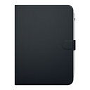 iPad10.9用フリーアングルレザーケース ブラック BSIPD22109CLFBK