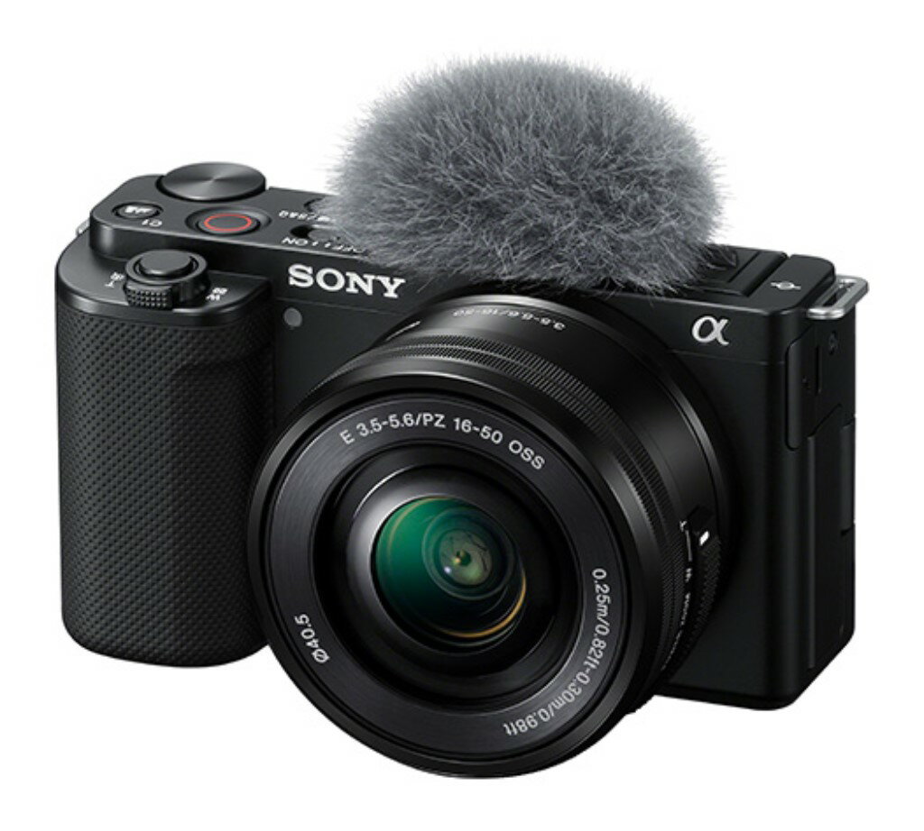 ソニー 【新品/取寄品】SONY VLOGCAM ZV-E10L パワーズームレンズキット ブラック レンズ交換式 Vlogカメラ ソニー