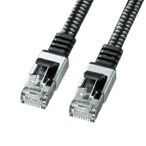 【新品/取寄品/代引不可】カテゴリ6AメッシュフラットLANケーブル KB-FL6AME-10BK 【新品/取寄品/代引不可】カテゴリ6AメッシュフラットLANケーブル KB-FL6AME-10BK