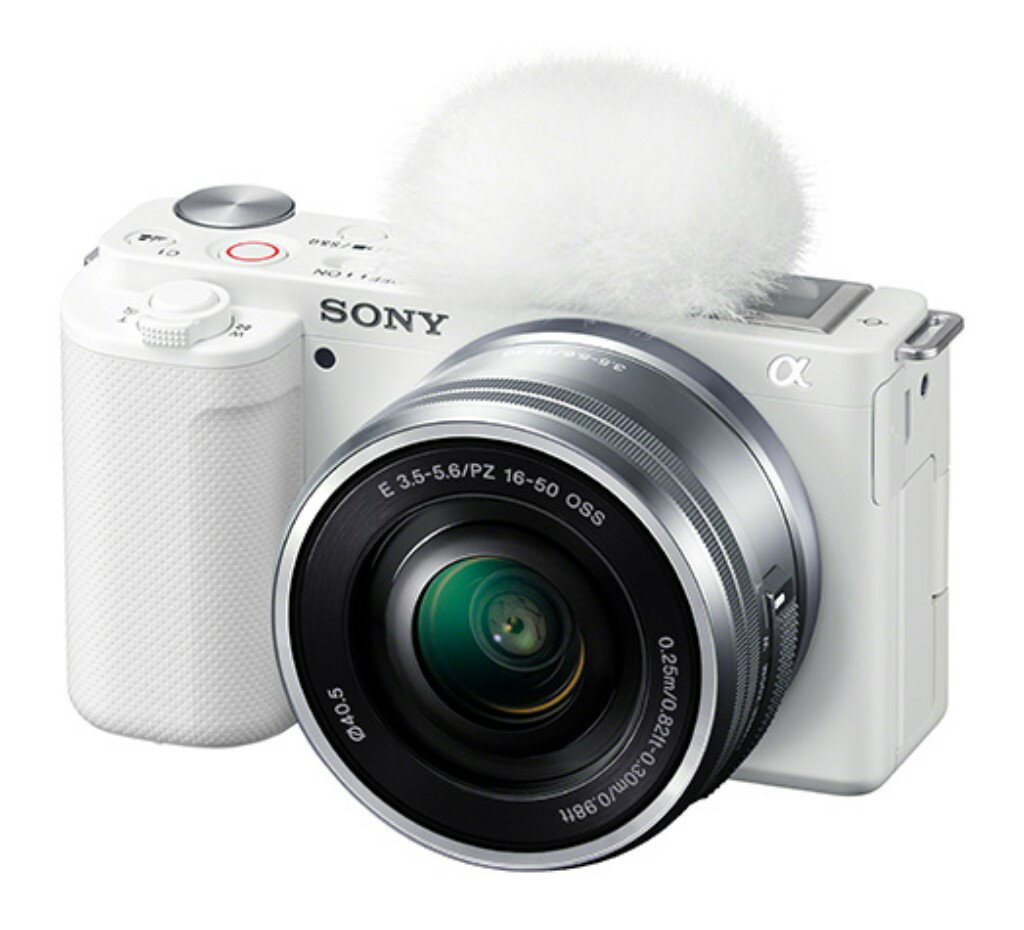 ソニー 【新品/取寄品】SONY VLOGCAM ZV-E10L パワーズームレンズキット ホワイト レンズ交換式 Vlogカメラ ソニー