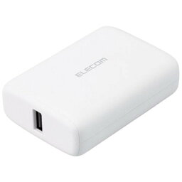 【新品/取寄品/代引不可】モバイルバッテリー/リチウムイオン電池/USB PD/20W/10000mAh/USB Type-C入出力x1/USB-A出力x1/ホワイト DE-C46L-10000WH