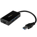 【新品/取寄品/代引不可】USB 3.0 - ギガビットイーサネット有線LANアダプタ USBハブ(2ポート)内蔵 10/100/1000Mbps対応NIC ネイティブドライバ対応(Windows、Mac、Chrome OS) USB31000S2H