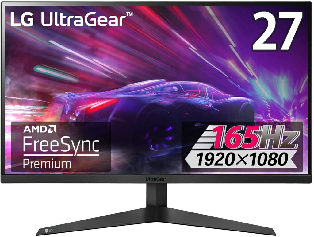 【新品/取寄品】27インチ ゲーミング モニター(1920x1080/VA/ノングレア/HDMI/DP/165Hz/チルト) 27GQ50F-B