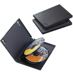 【新品/取寄品/代引不可】DVDトールケース(3枚/ブラック/3個) CCD-DVD07BK