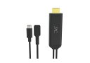 【新品/取寄品/代引不可】HDMI変換ケーブル iPhone専用 USB-C中継 KD-265(2)