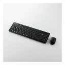 【新品/取寄品】フルキーボード/無線(2.4GHz)/静音設計/抗菌/マウス付/ブラック TK-FDM116SKMBK