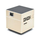 【新品/取寄品/代引不可】ポータブルプロジェクター CUBE ゴールド SPCUGD