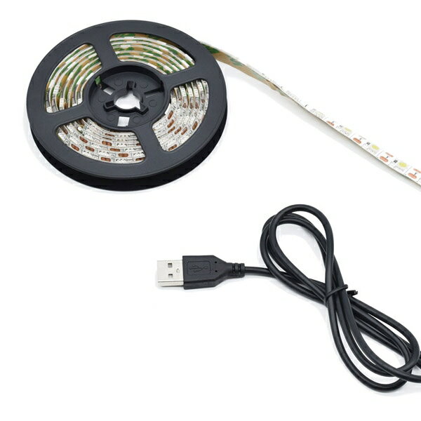 【新品/取寄品/代引不可】USBテープライトLED 2m ホワイト TPLED2M-WH