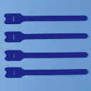 【新品/取寄品/代引不可】ケーブルタイ(面ファスナー) Lサイズ 青 4本入 CA-MF3BN(2)