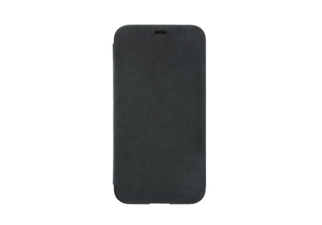 【新品/取寄品/代引不可】Ultrasuede Flip case for iPhone X(Asphalt) PGK-90