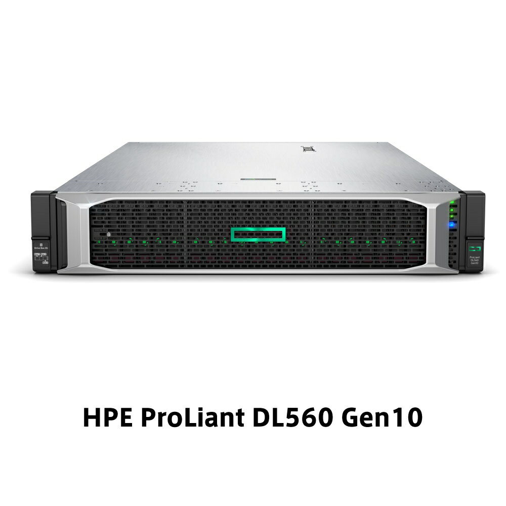 【新品/取寄品/代引不可】DL560 Gen10 Xeon Platinum 8268 2.9GHz 4P96C 512GBメモリ ホットプラグ 16SFF(2.5型)P816i-a/4GB 1600W電源x2 OneView Adv. ラック モデル