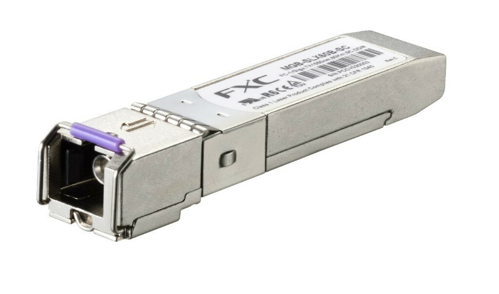 【新品/取寄品/代引不可】1000BASE-LX SC 1芯(60km/TX1550nm) SFP モジュール + 同製品SB5バンドル MGB-SLX60B-SC-ASB5