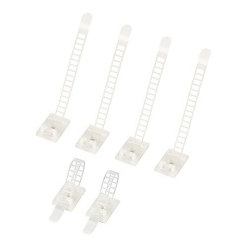 【新品/取寄品/代引不可】ケーブルベルト 12本用 ホワイト BCABWH12