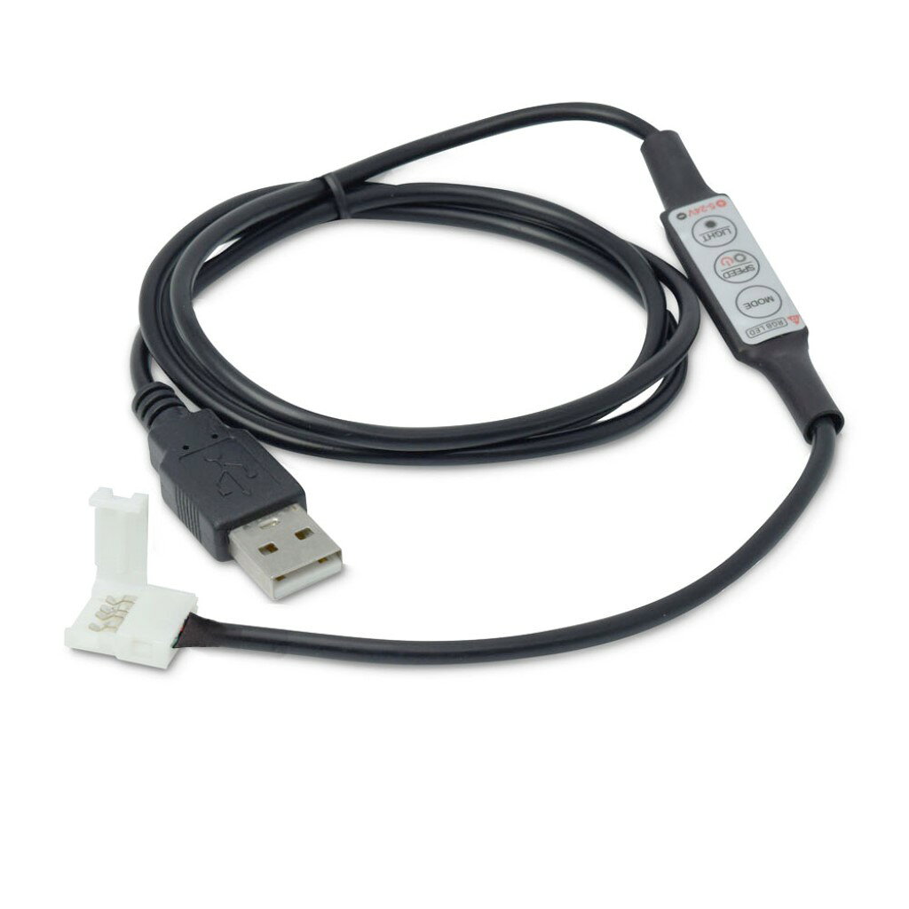【新品/取寄品/代引不可】テープLED USB連結ケーブル 4ピン 100cm TPLED4P-USB
