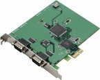 【新品/取寄品/代引不可】PCI Express対応RS-232Cシリアル通信ボード COM-2C-PE