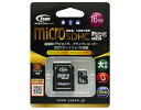 【新品/取寄品/代引不可】TEAM MicroSDカード 16GB　Class10 SDHC TG016G0MC28A