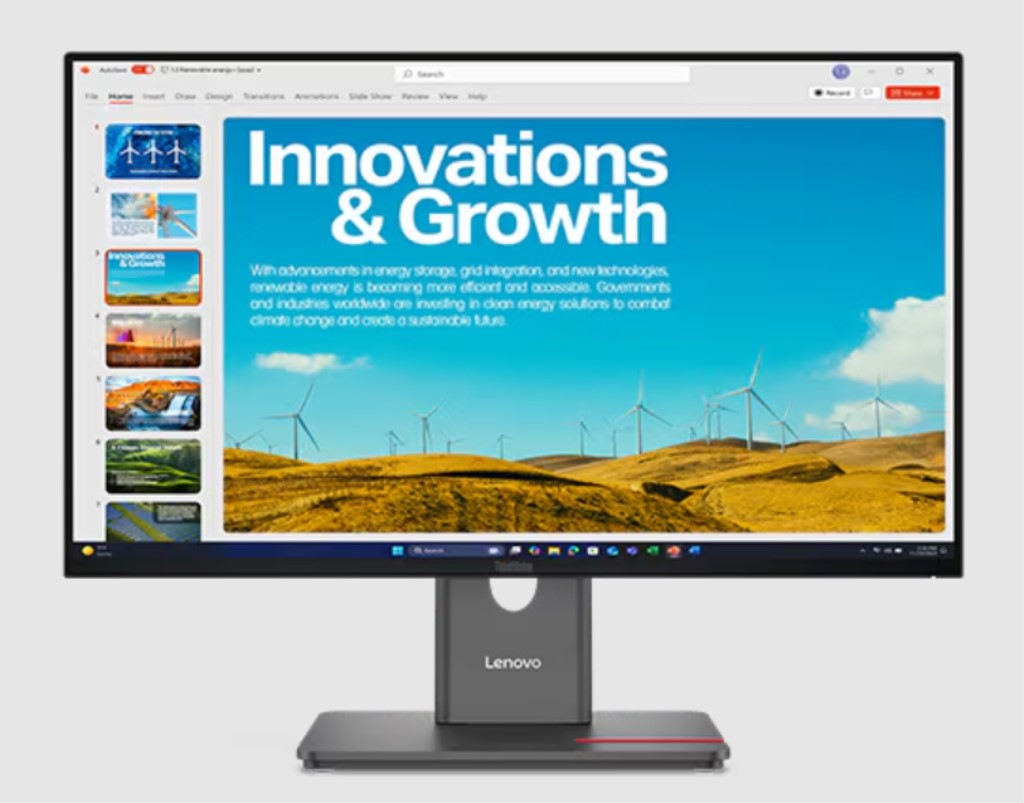 【新品/取寄品/代引不可】ThinkVision P24QD-40 64B1GAR1JP