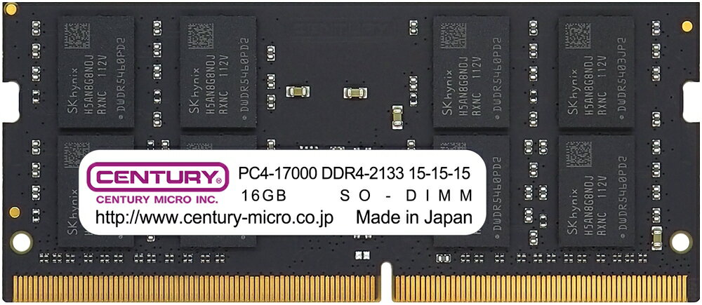 yVi/i/szNTp PC4-17000 DDR4-2133 260pin SODIMM 2RK 1.2v 32GBKit(16GBx2) CB16GX2-SOD4U2133