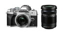 【新品/取寄品】OLYMPUS OM-D E-M10 Mark IV EZダブルズームキット シルバー ミラーレス一眼カメラ オリンパス
