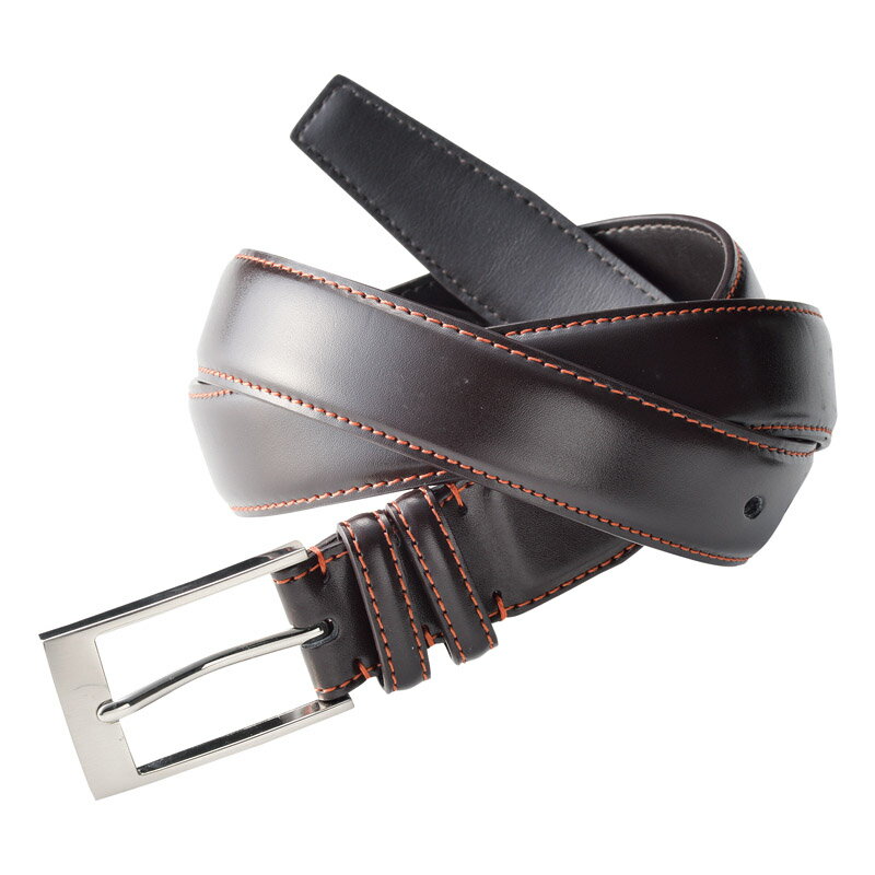 【新品/取寄品】【特選商品2】エルオム 紳士ベルト(チョコ) XBK1050