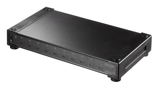【新品/取寄品/代引不可】USB PD対応AC充電器(10ポート・合計350W) ACA-PD96 【新品/取寄品/代引不可】USB PD対応AC充電器(10ポート・合計350W) ACA-PD96